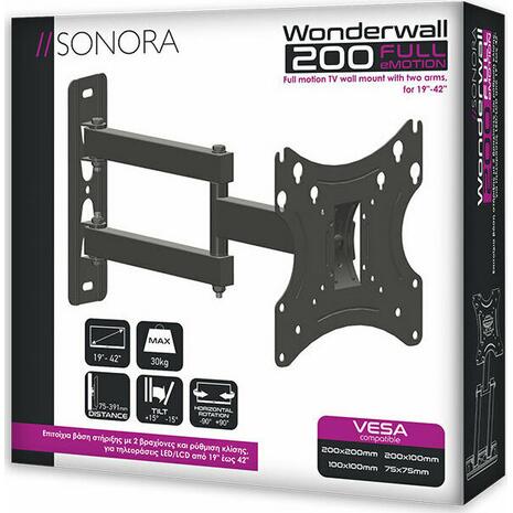 Βάση τηλεόρασης SONORA WonderWall 200 Full eMotion